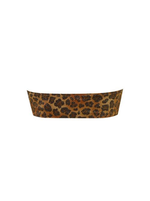 Top costume da bagno Rebby in lurex Leopardo Mc2 Saint Barth | REBBY01433H LUREX CLASSIC LEO 11